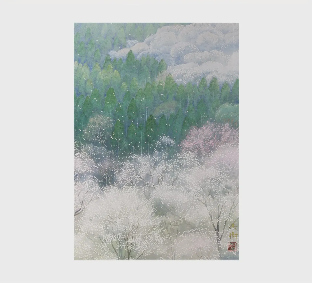 spring forest notebook by Noji-Mikiko
