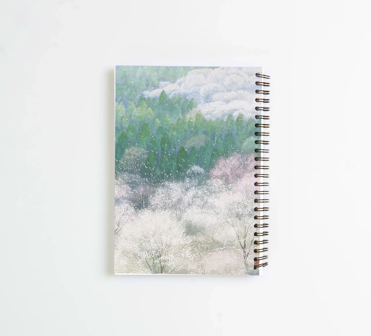 spring forest spiral notebook by Noji-Mikiko