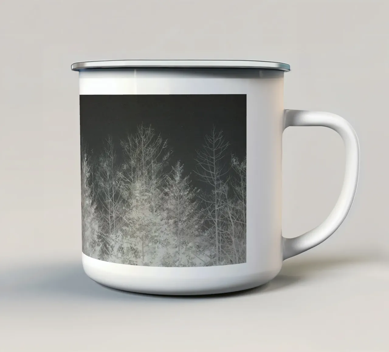 Foresta tranquilla tazza in smalto da Noji-Mikiko
