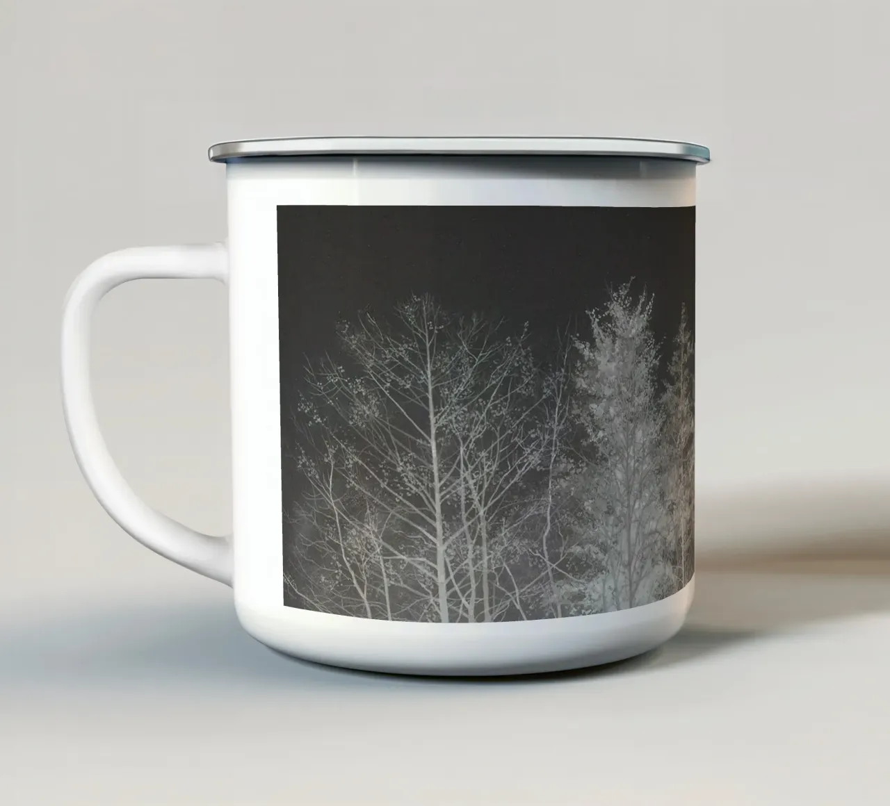 Foresta tranquilla tazza in smalto da Noji-Mikiko
