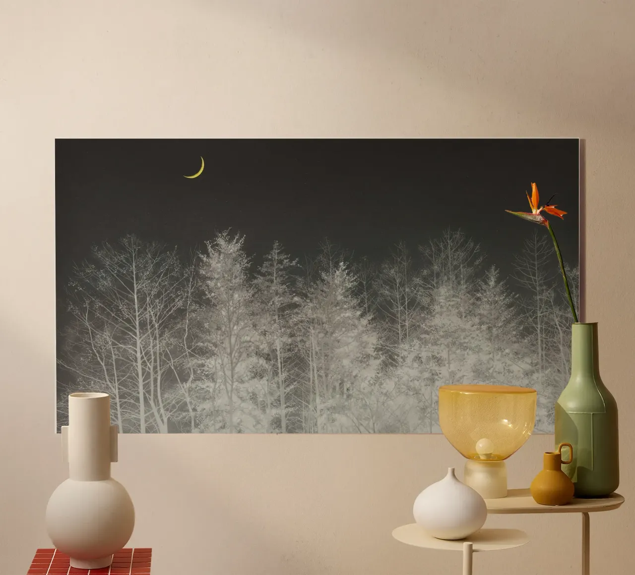 Foresta tranquilla plexiglass da Noji-Mikiko