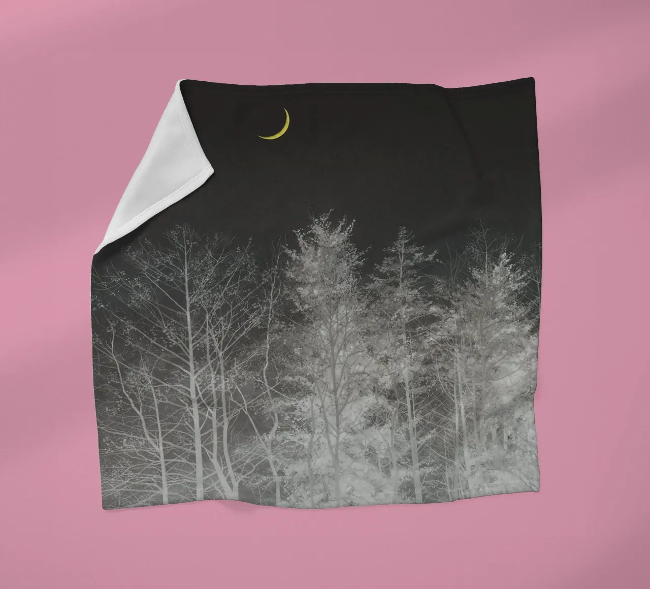 Quiet Forest fleece blanket by Noji-Mikiko