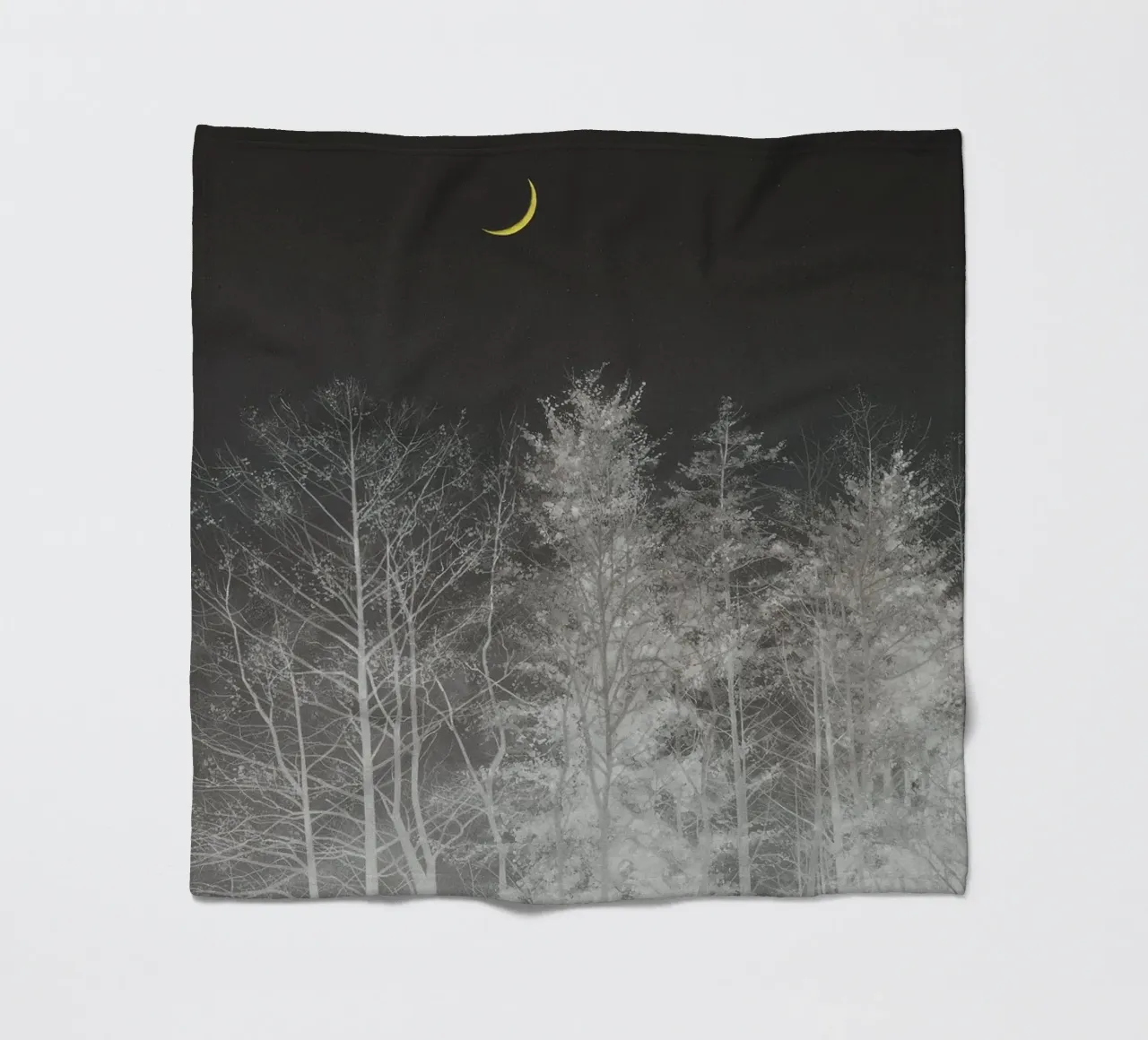 Quiet Forest fleece blanket by Noji-Mikiko