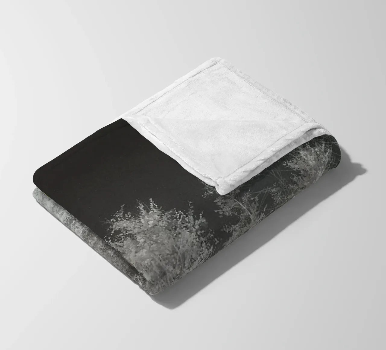 Quiet Forest fleece blanket by Noji-Mikiko