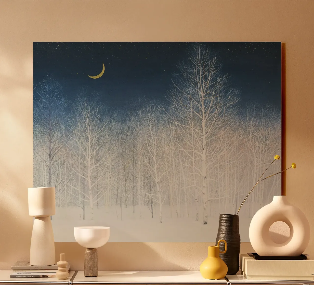 Foresta tranquilla plexiglass da Noji-Mikiko