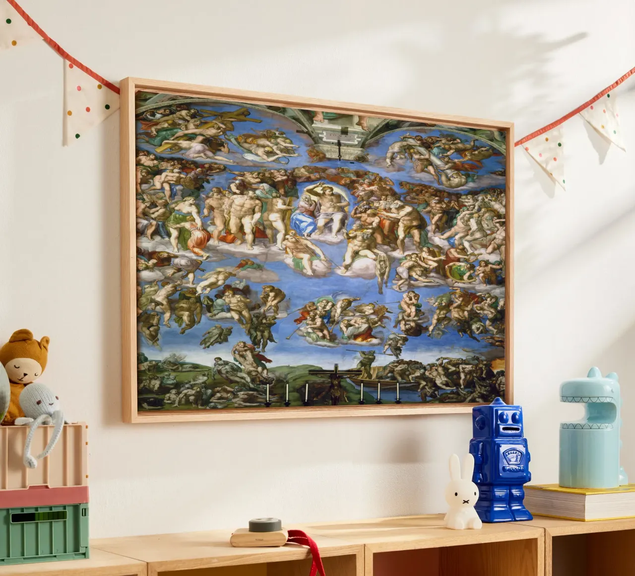 Michelangelo - The Last Judgement canvas by Timeless Artworks