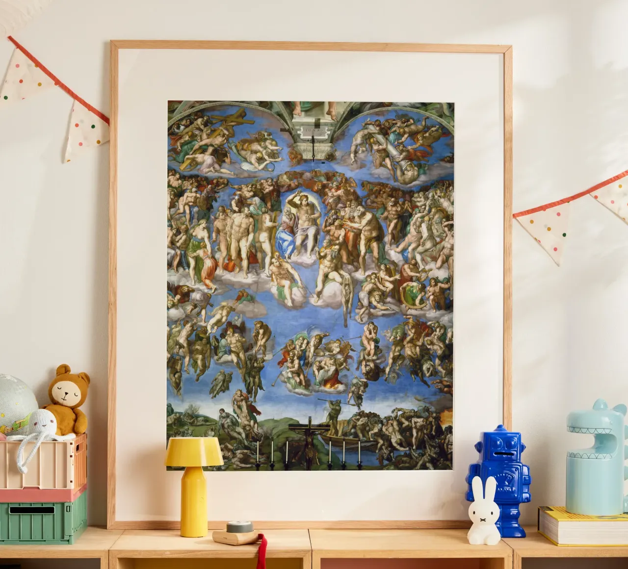Michelangelo - Il Giudizio Universale carta hahnemühle da Timeless Artworks