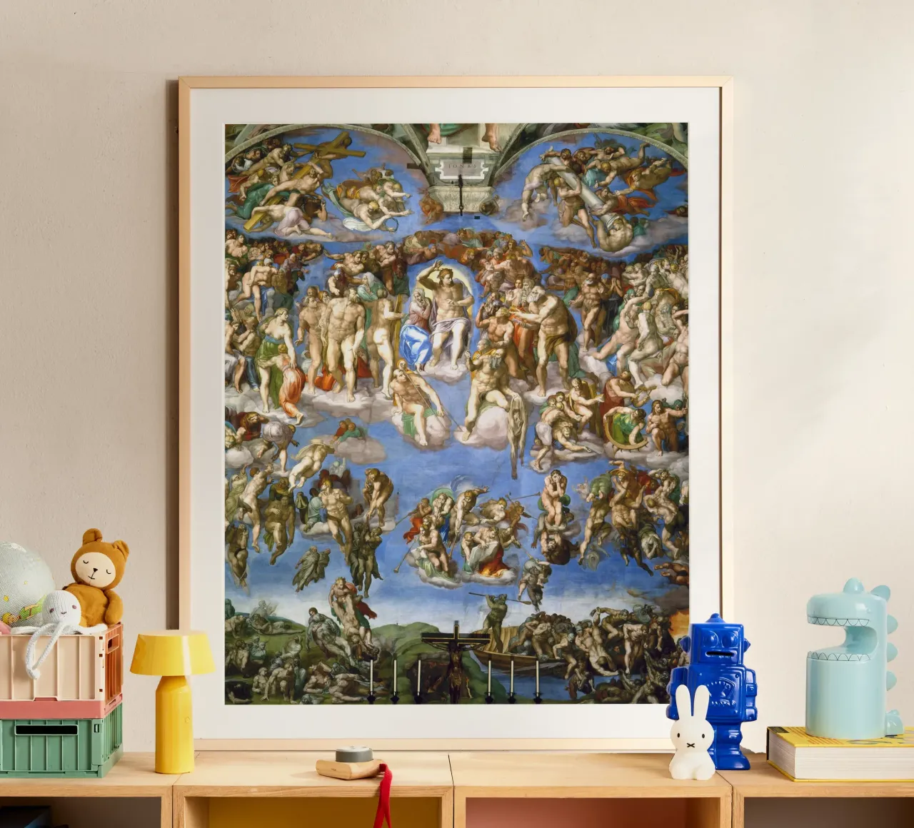 Michelangelo - Il Giudizio Universale carta hahnemühle da Timeless Artworks