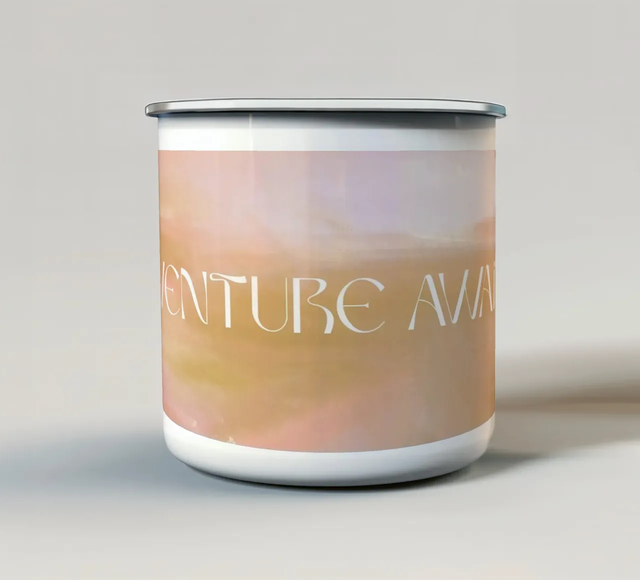 Adventure Awaits tazza in smalto da treechild
