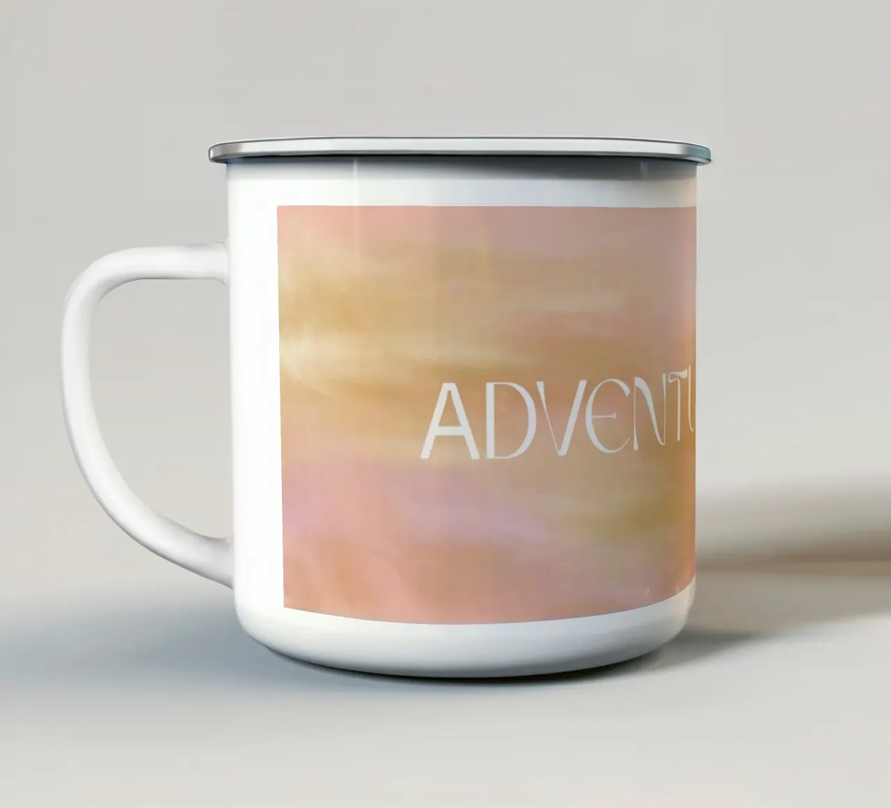 Adventure Awaits tazza in smalto da treechild