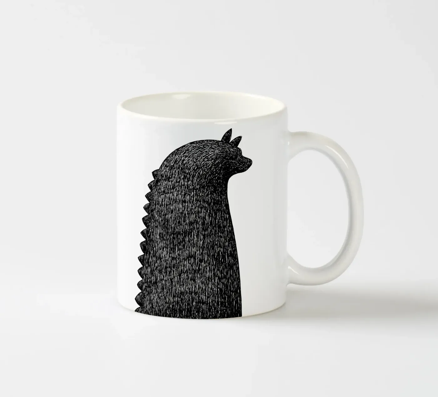 Zilla! keramische mok van Richard Hood