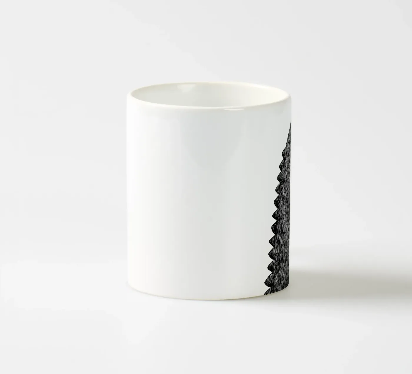 Zilla! ceramic mug by Richard Hood
