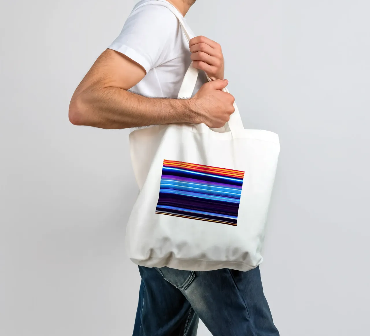 Speed two borsa in juta da Flo Klein