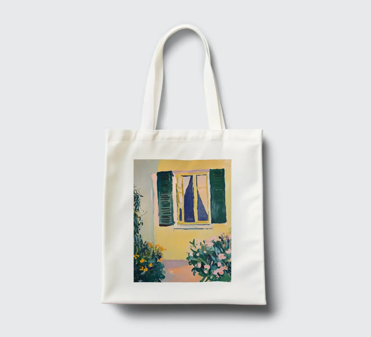 Fauvismo Fiore Botanico Minimalista borsa in juta da Euphoria Theresa