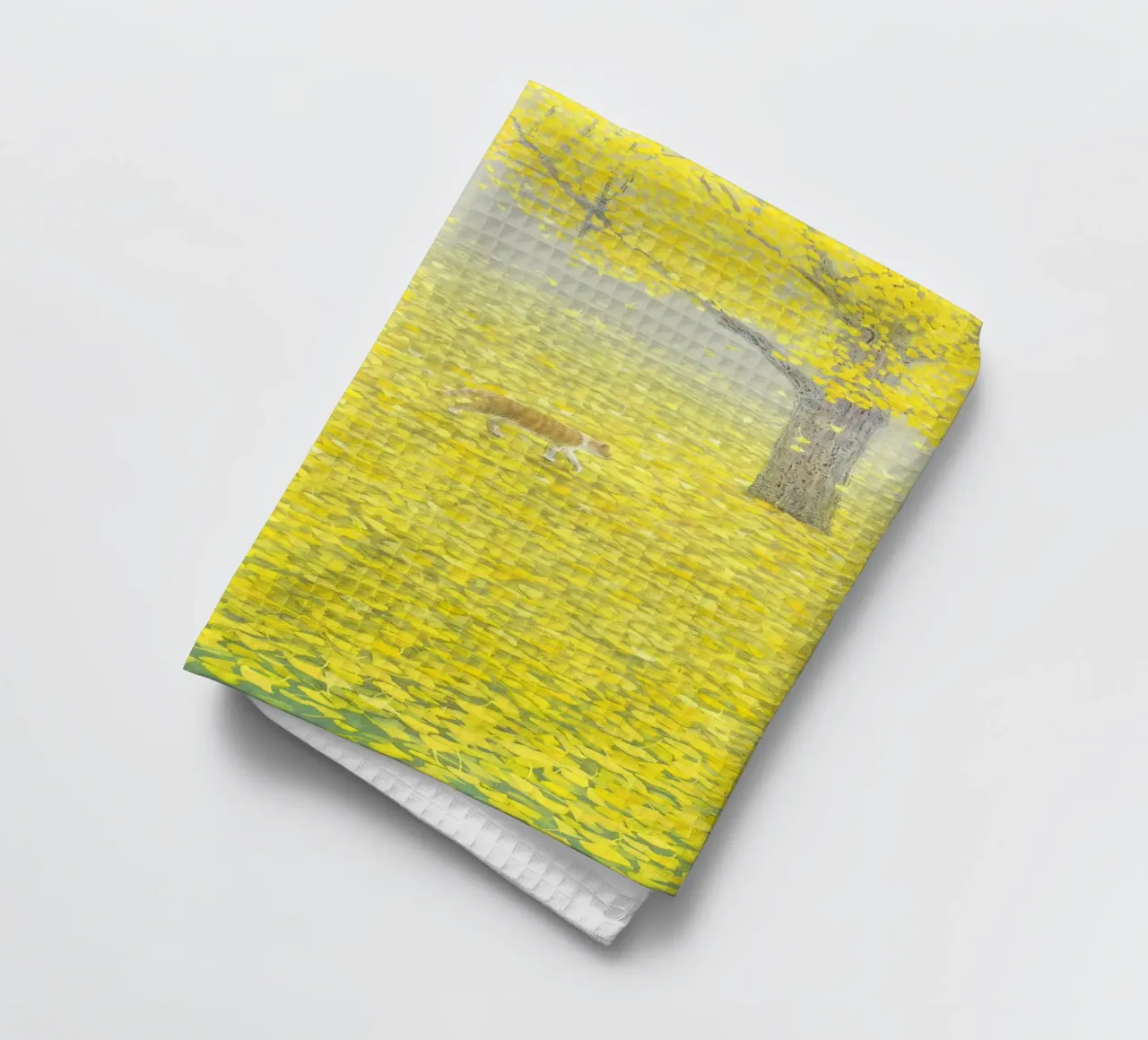 Cadeau jaune torchon de Noji-Mikiko
