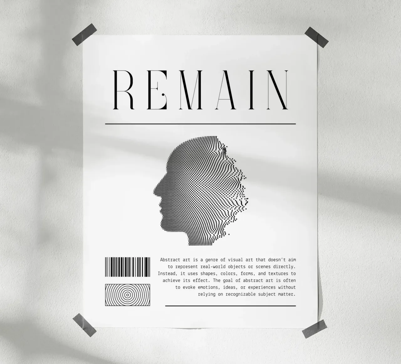 REMAIN | 22 carta hahnemühle da Einfach Uebel