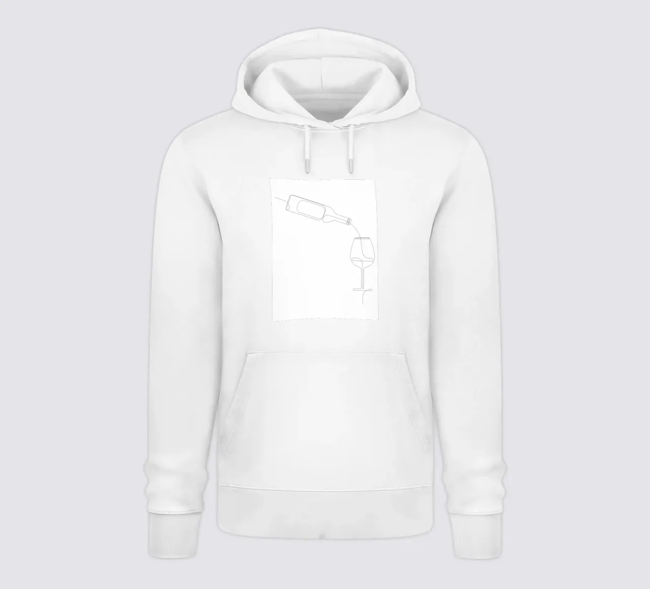 Vinous - una linea di vini felpa con cappuccio da Addillum