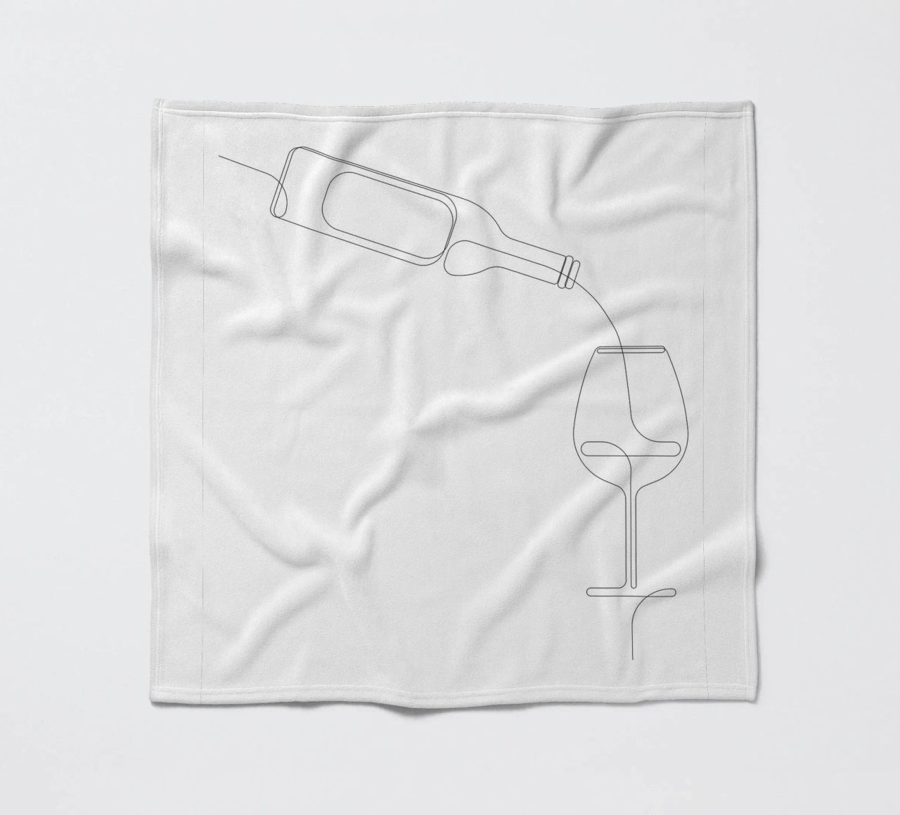 Vinous - una linea di vini coperta in pile da Addillum