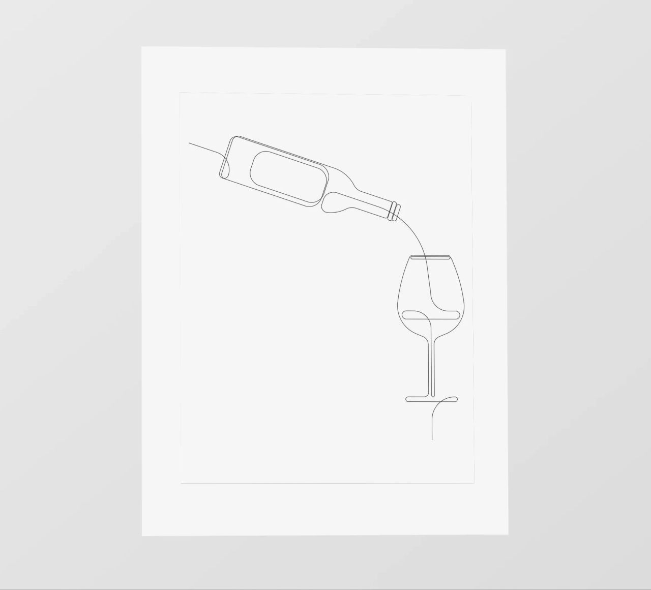 Vinous - una linea di vini pellicola backlit da Addillum