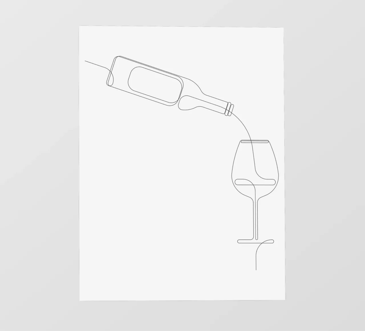 Vinous - eine Linie Wein PVC Plane von Addillum