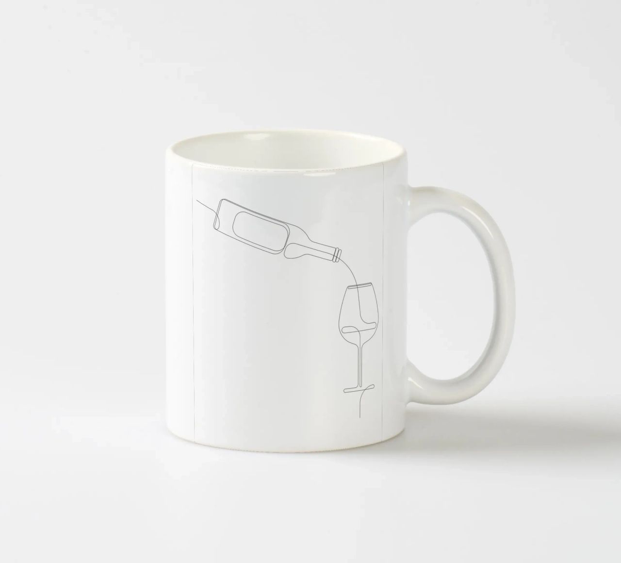 Vinous - una linea di vini tazza in ceramica da Addillum