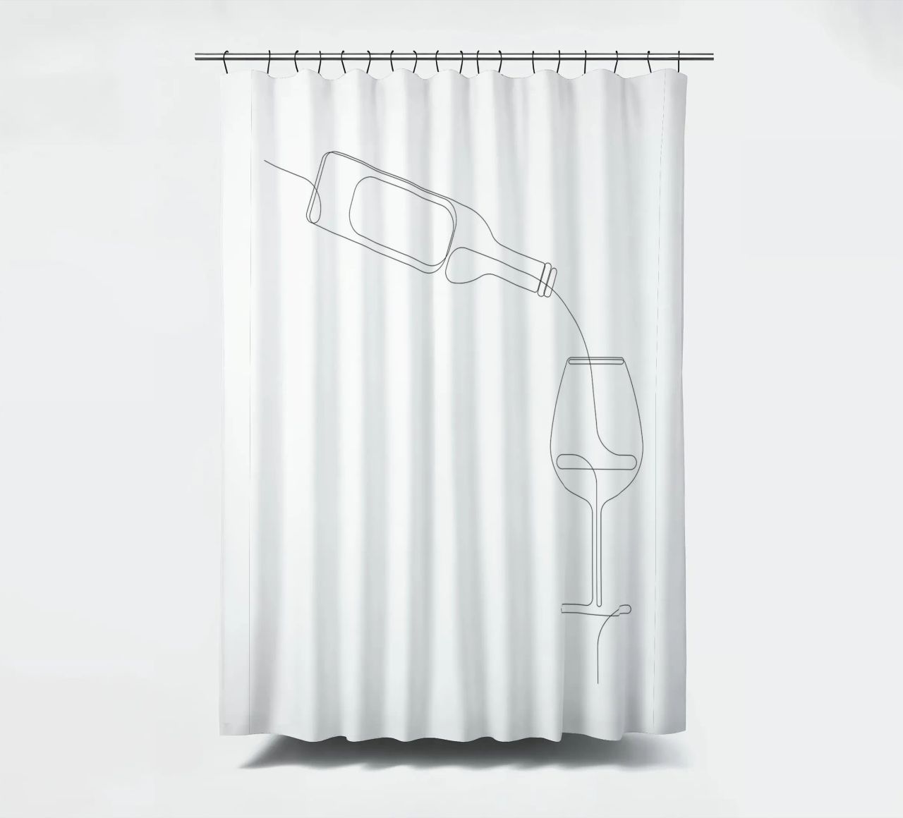 Vinous - una linea di vini tenda da doccia da Addillum
