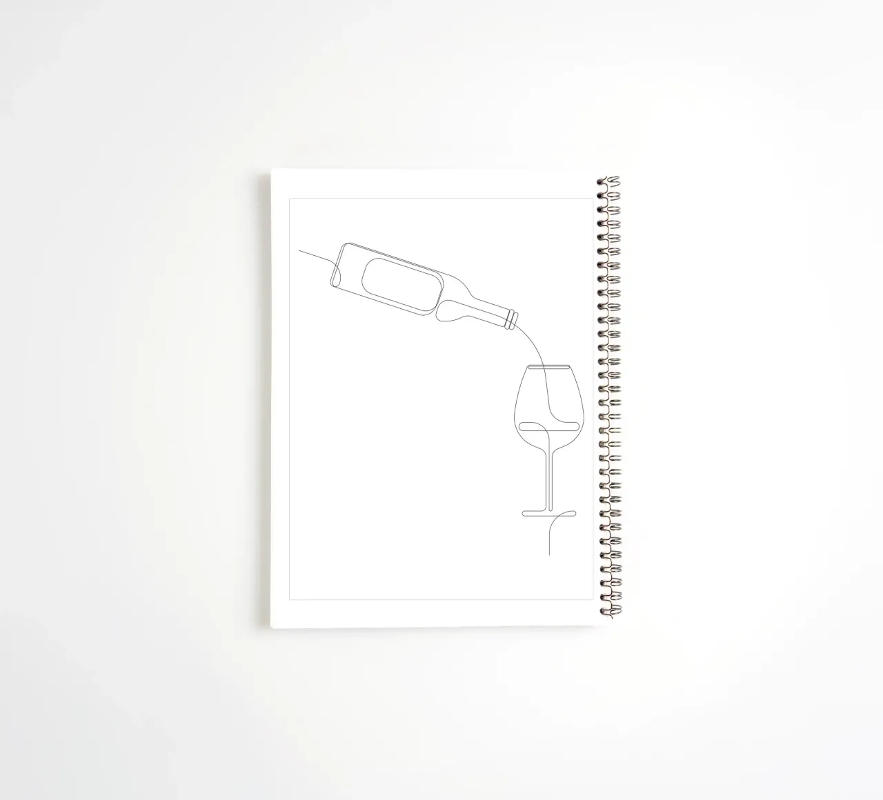 Vinous - una linea di vini diario ad anelli da Addillum