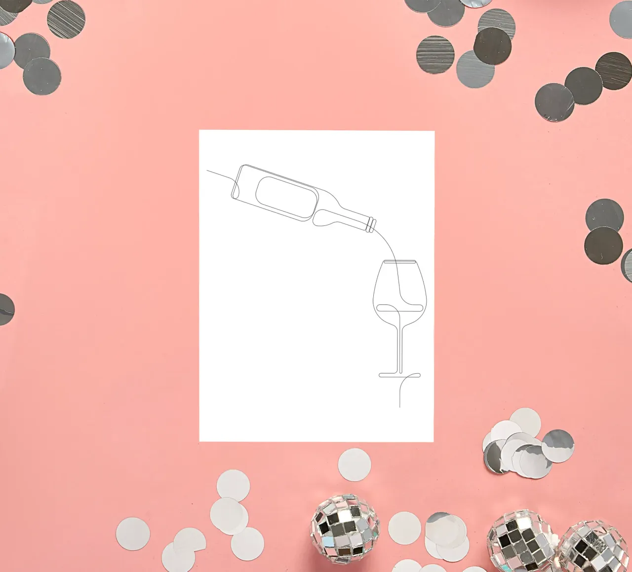 Vinous - una linea di vini adesivo da Addillum