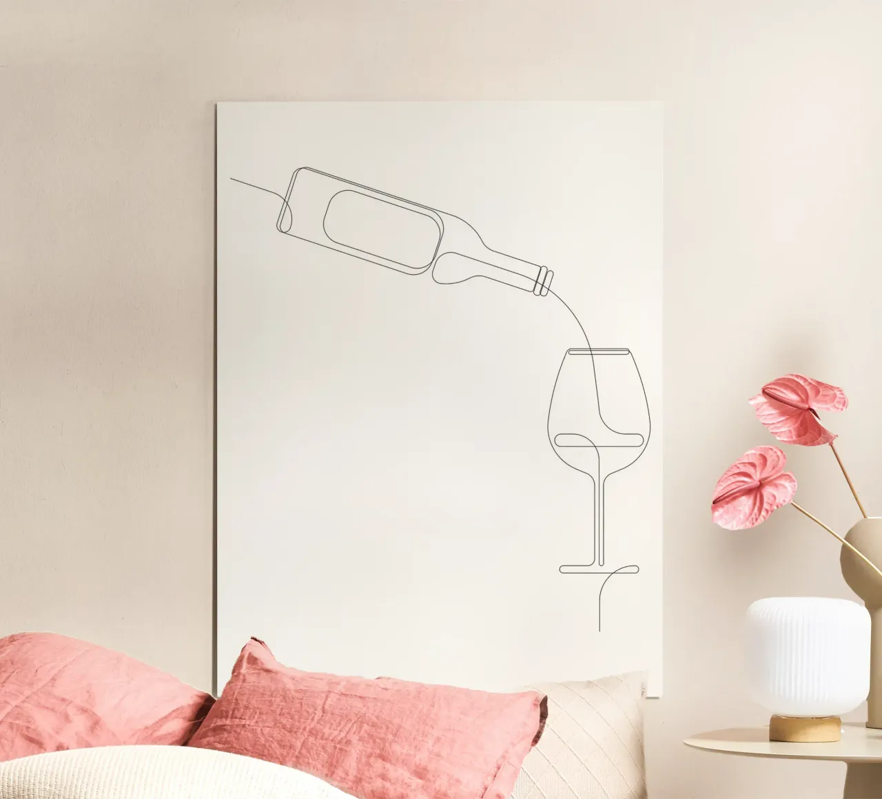 Vinous - one line wine hahnemühle by Addillum