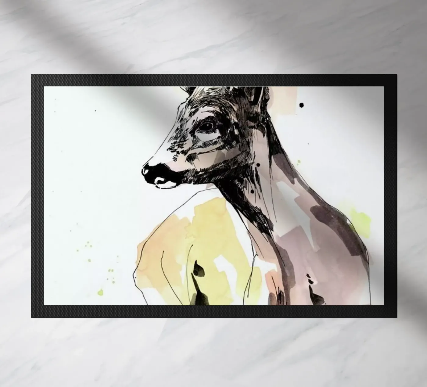 Rauke deurmat van WALLstories