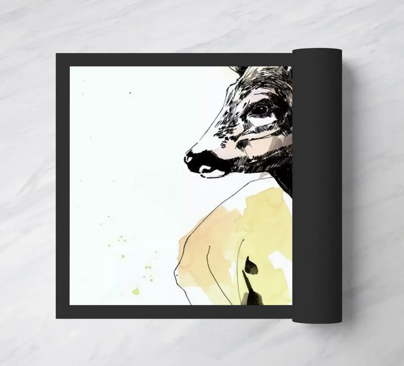 Rauke deurmat van WALLstories