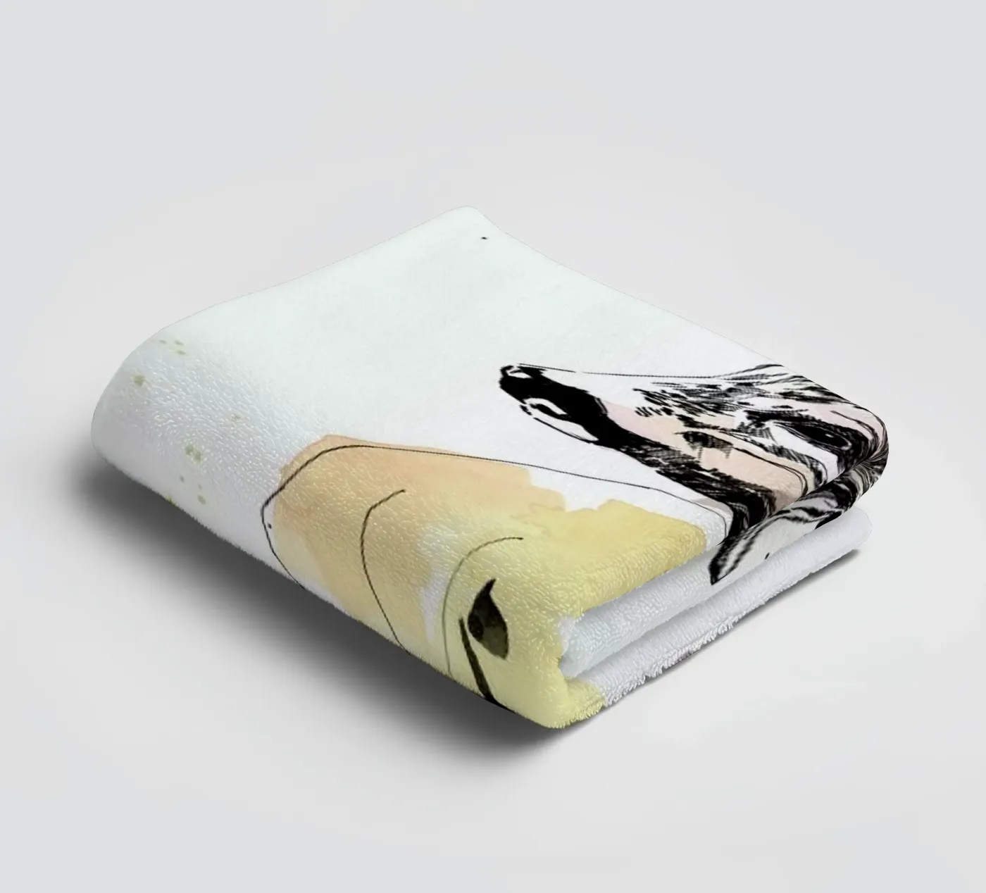 Rauke badhanddoek van WALLstories