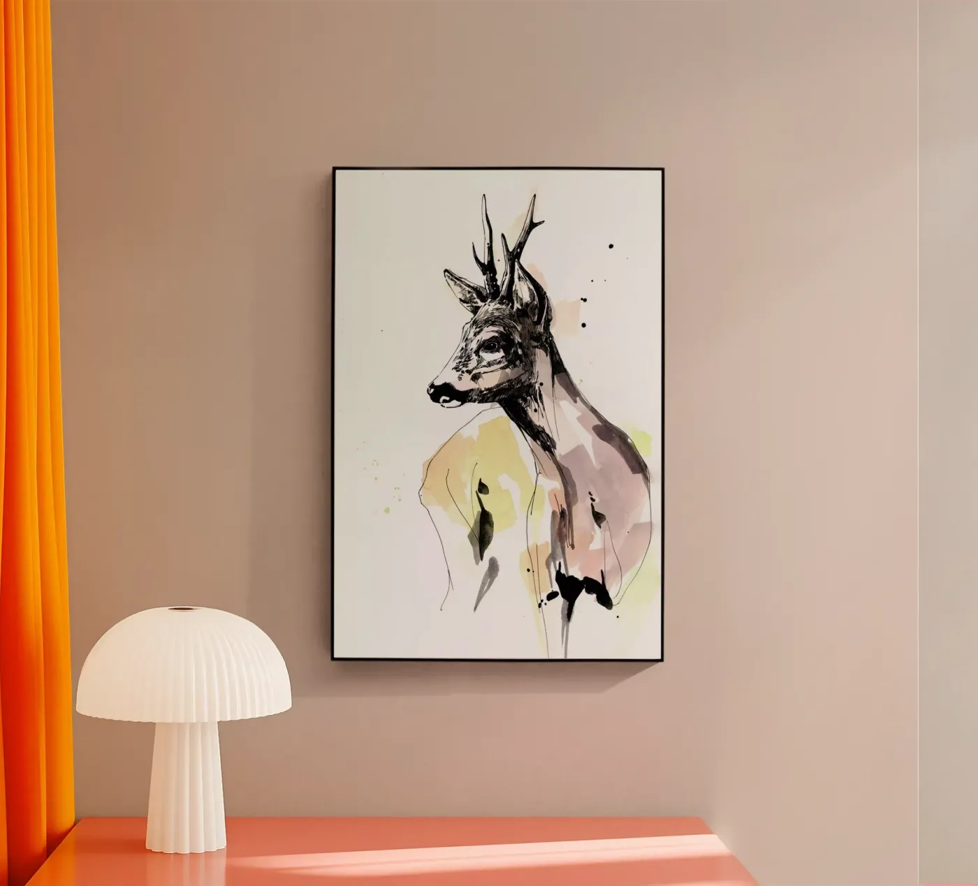 Rauke acryl van WALLstories