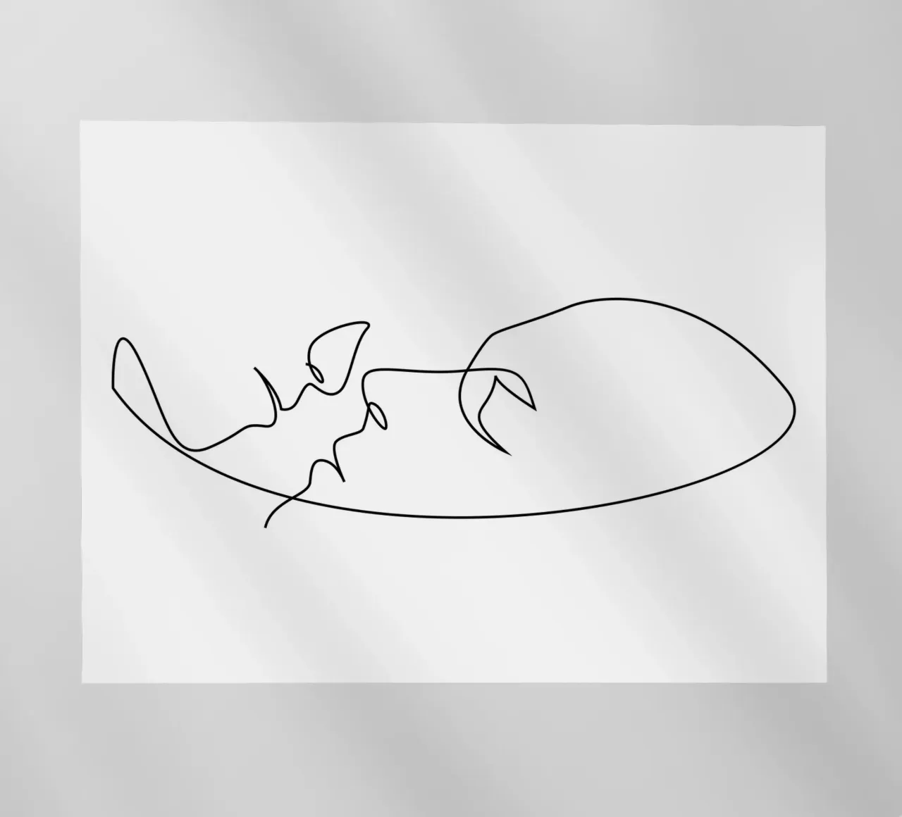 Teso - un bacio di una riga pellicola backlit da Addillum