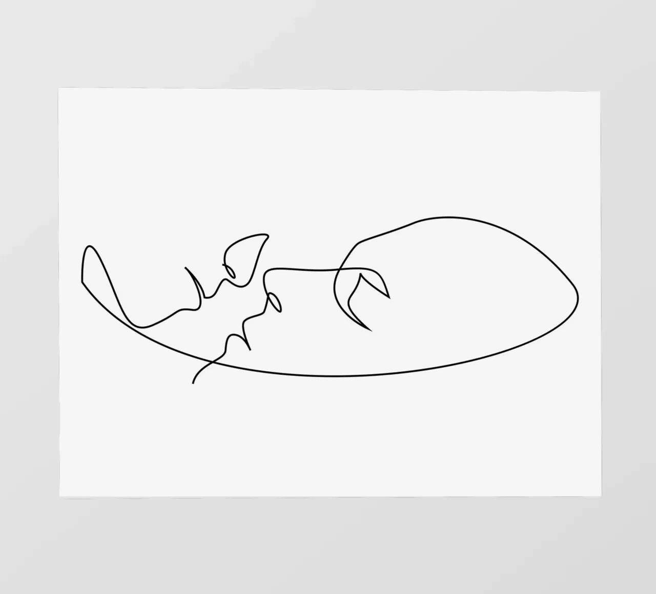 Teso - un bacio di una riga pellicola backlit da Addillum