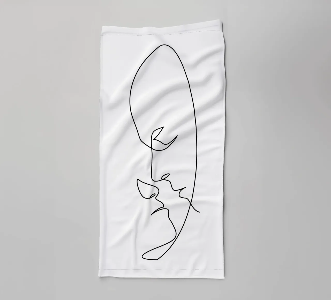 Teso - un bacio di una riga asciugamano da bagno da Addillum