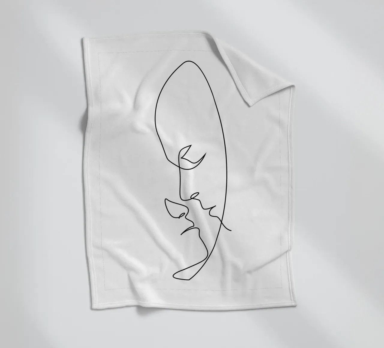 Teso - un bacio di una riga coperta in pile da Addillum