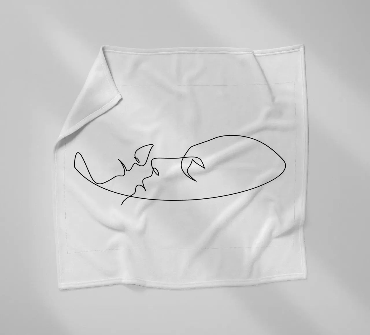 Teso - un bacio di una riga coperta in pile da Addillum
