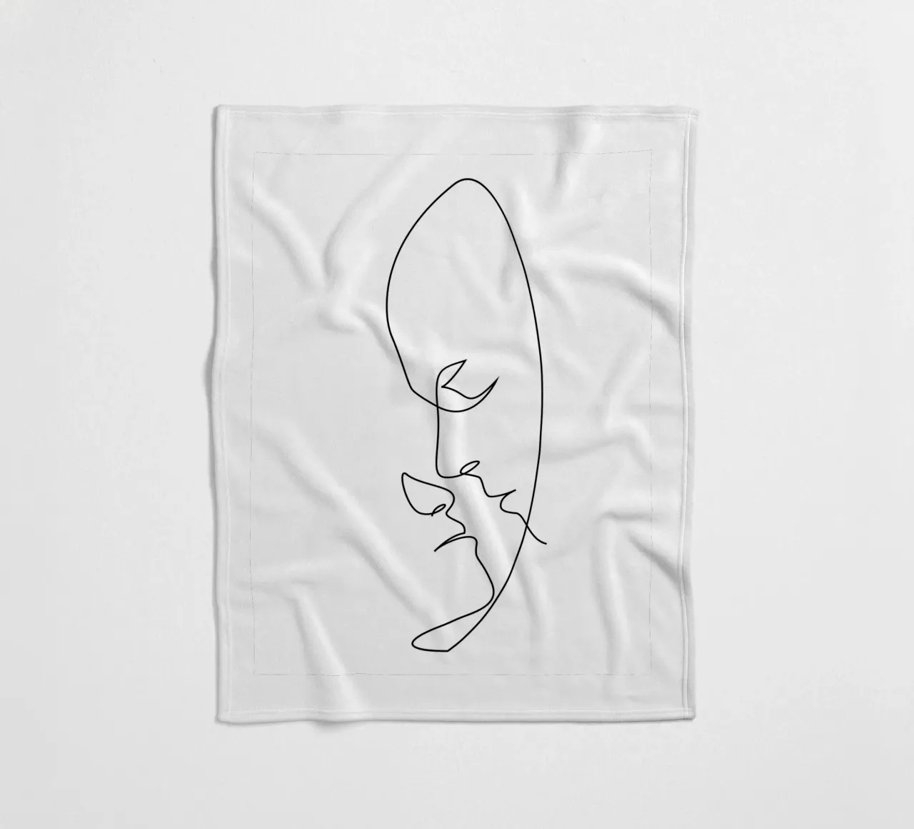 Teso - un bacio di una riga coperta in pile da Addillum