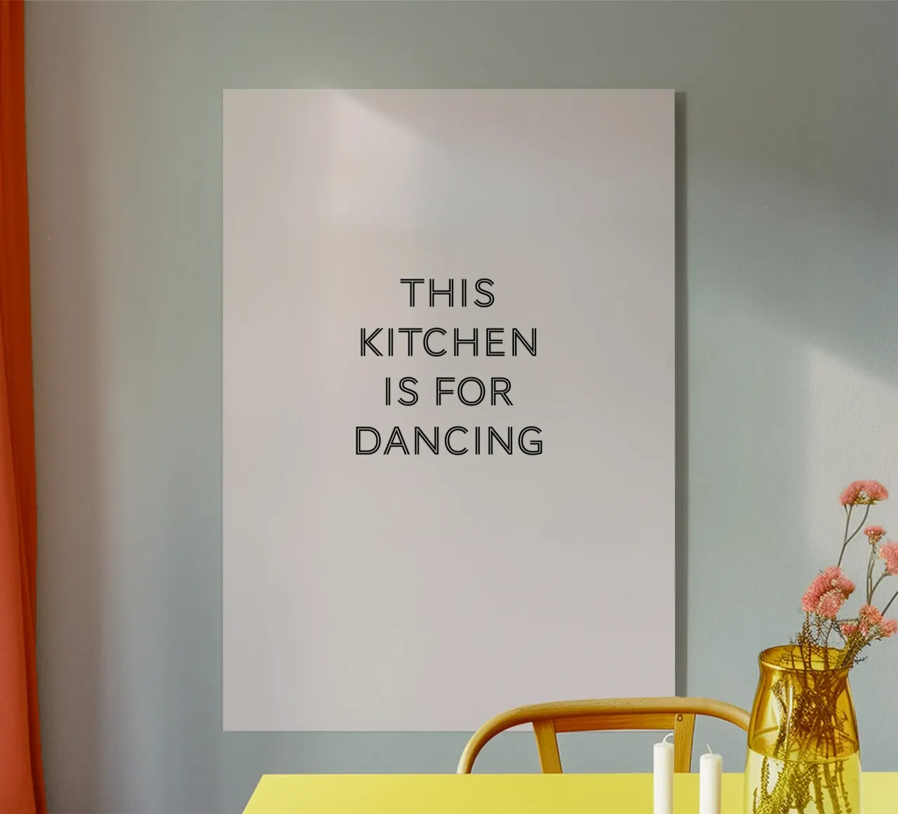 Dancing in the kitchen. plexiglass da Poster Print Studio