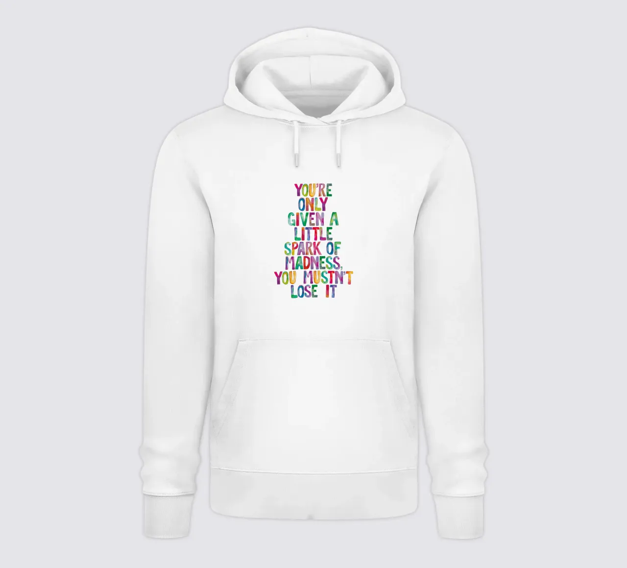 Ti viene data solo una piccola scintilla di follia Tipo arcobaleno felpa con cappuccio da THE MOTIVATED TYPE