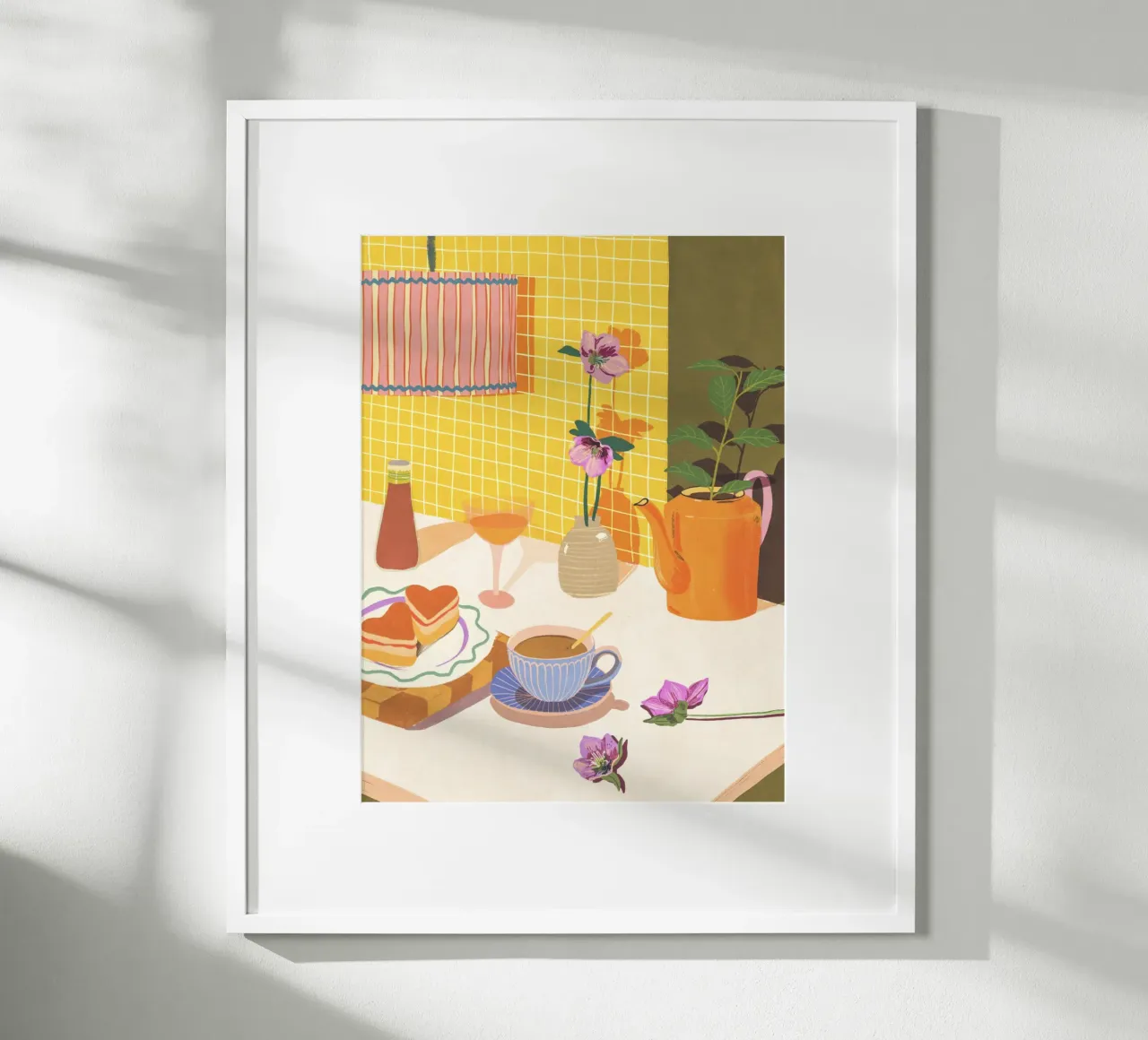 Love biscuit poster con telaio in plastica da GigiRosado