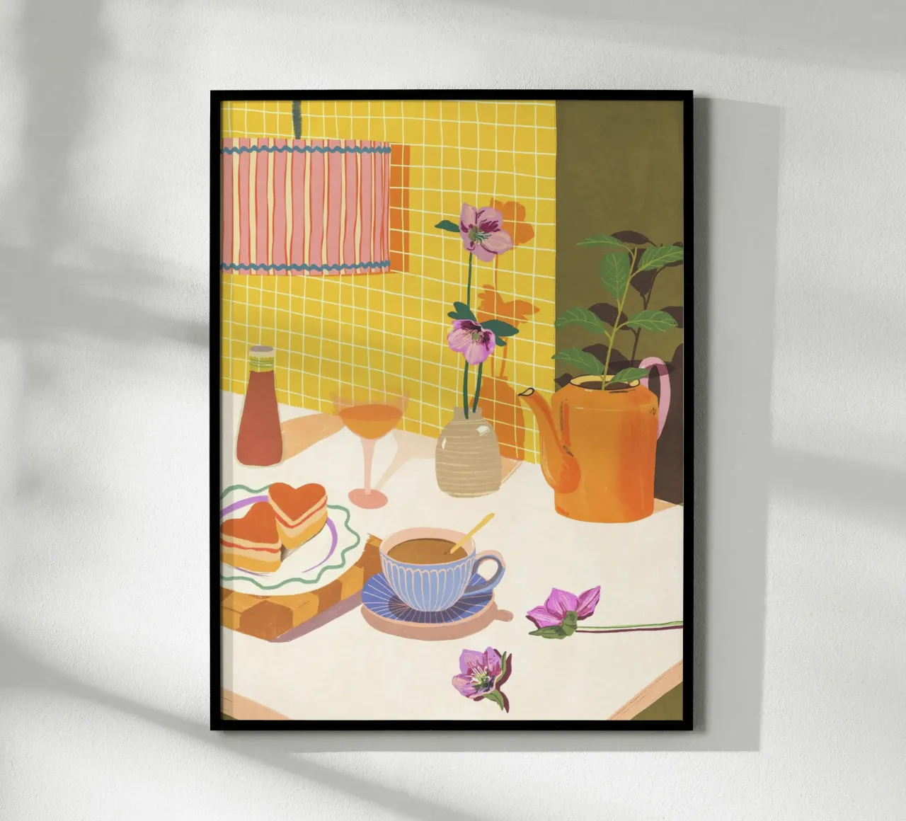 Love biscuit poster con telaio in plastica da GigiRosado
