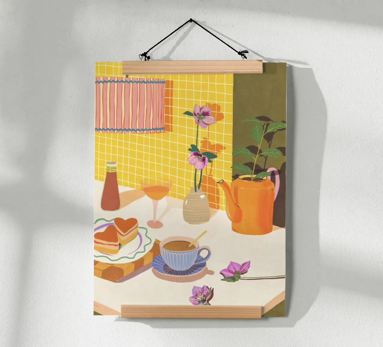 Love biscuit poster con telaio in plastica da GigiRosado