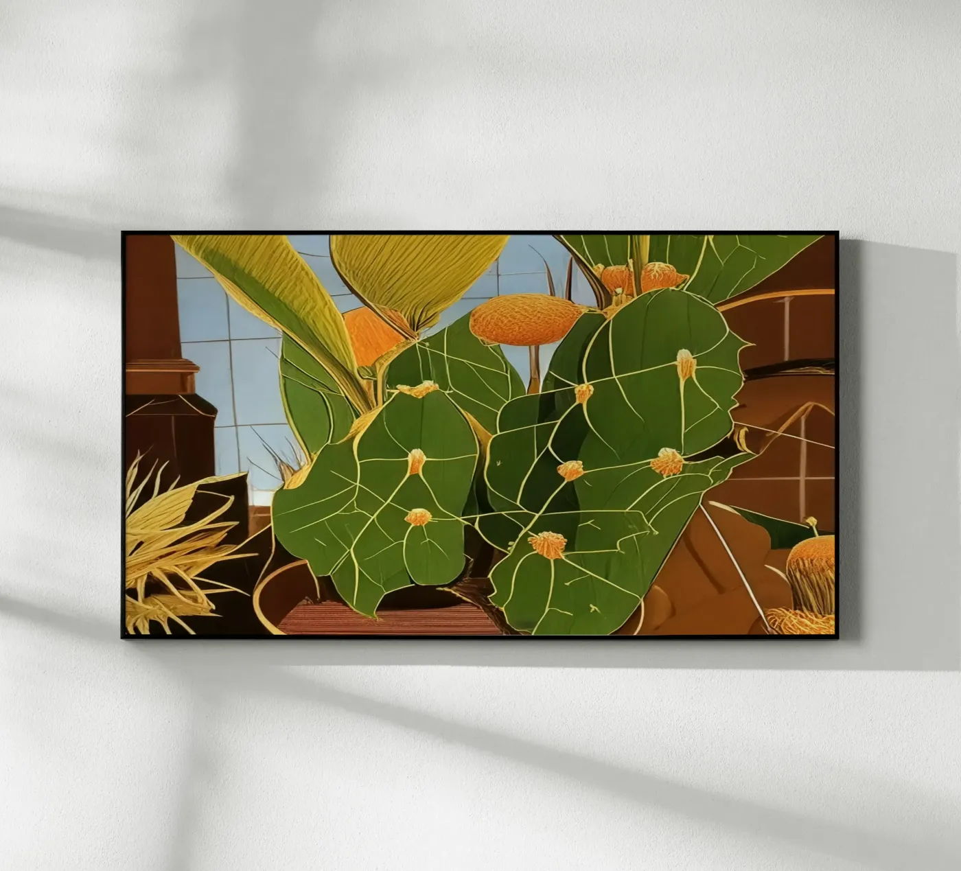 Cactus_1 acryl van Impressionismus by LK