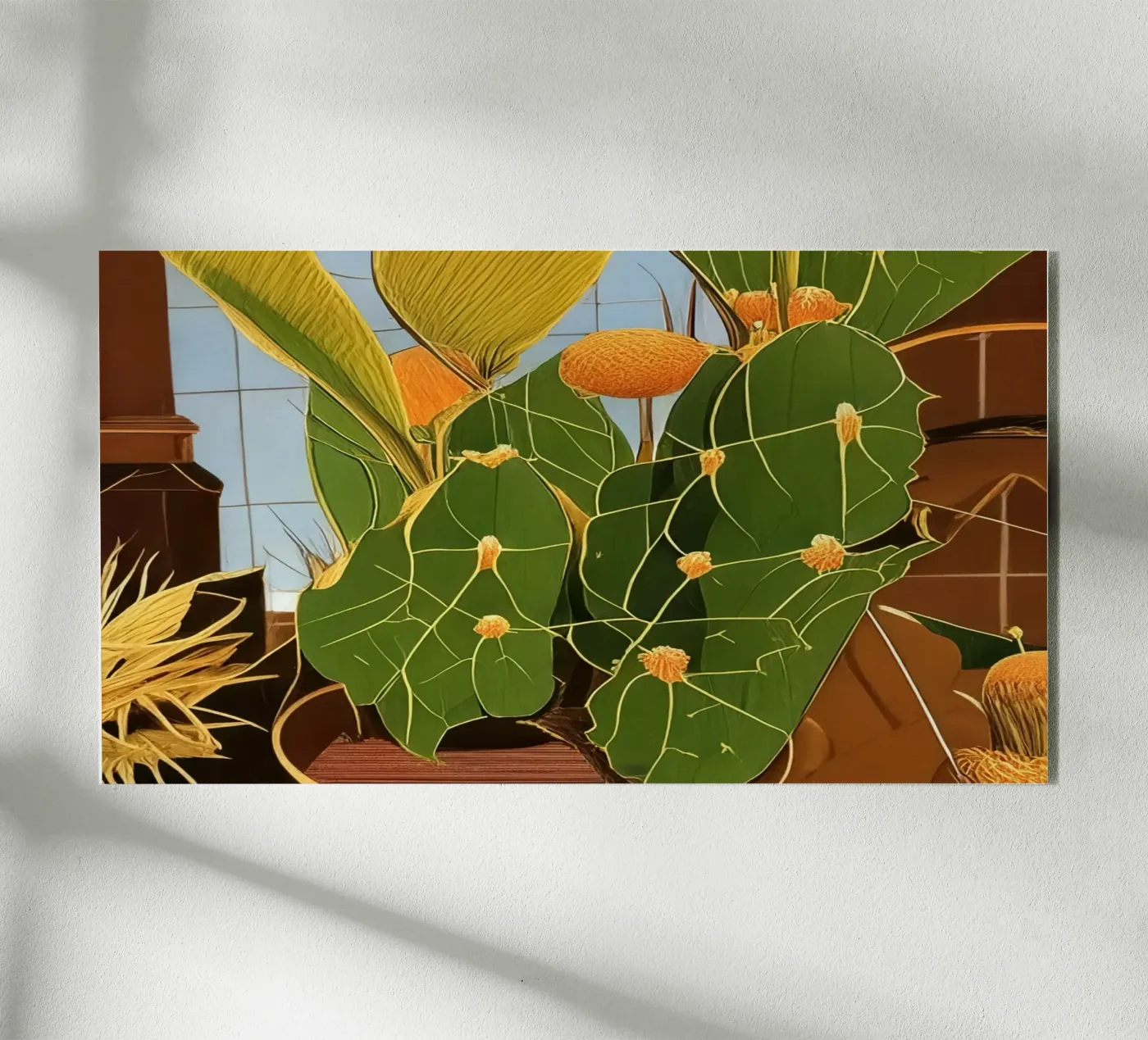 Cactus_1 acryl van Impressionismus by LK