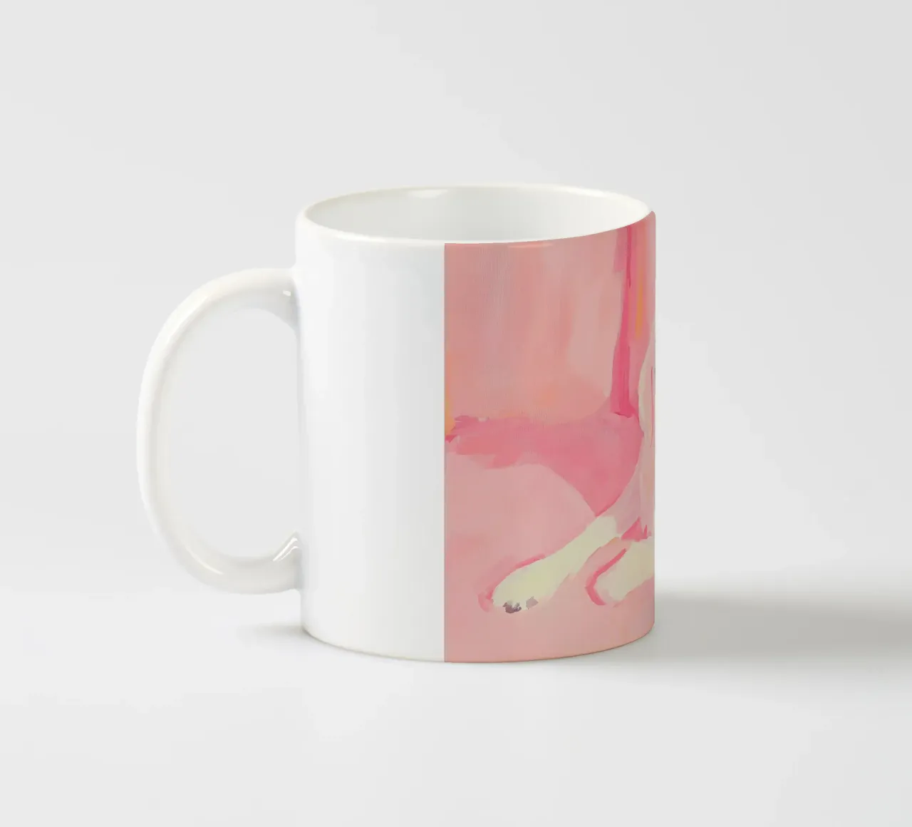 Cane Preppy Rosa tazza in ceramica da Euphoria Theresa