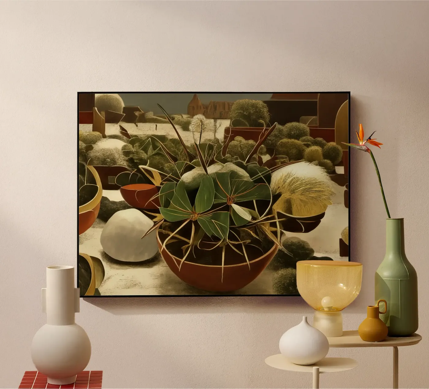 Cactus_2 acryl van Impressionismus by LK