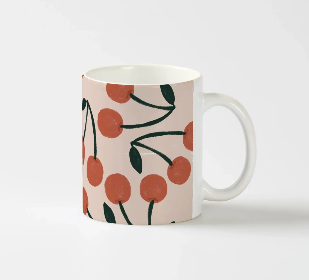 Red Cherries tazza in ceramica da Menina Lisboa