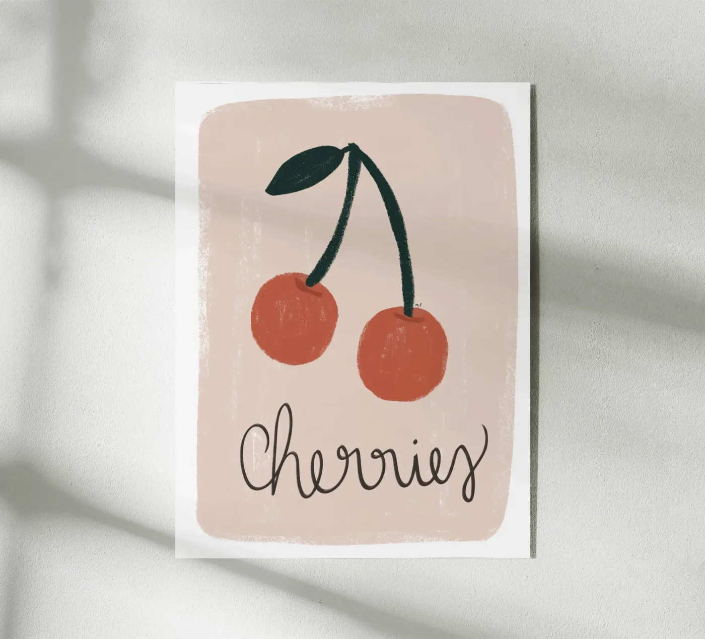 Red Cherries plexiglas de Menina Lisboa
